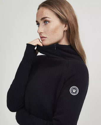 Holebrook Turtle Sweater Martina Dames | Navy Blauw