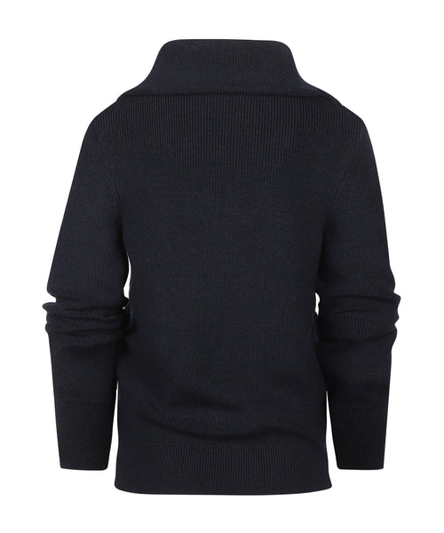 Saint James Zip Sweater Women's Sallanches | Navy Blue