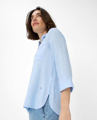 Brax Dames Blouse Vicki | Blauw