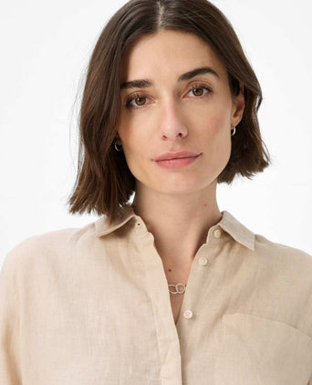 Brax Dames Blouse Vicki | Bruin