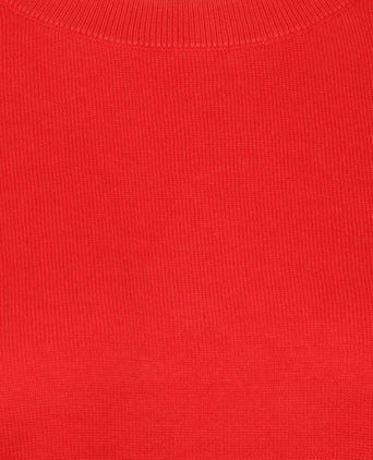 Basic Women's Sweaters short sleeves | Red