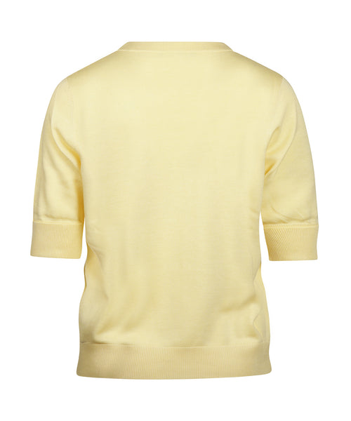 Basic Women's Sweaters short sleeves | Yellow