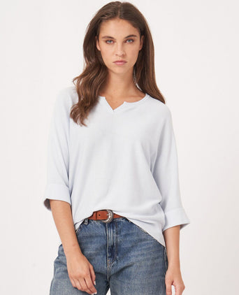Loose Batwing Women's Sweater | Blue