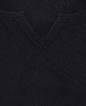 Loose Batwing Women's Sweater | Navy Blue