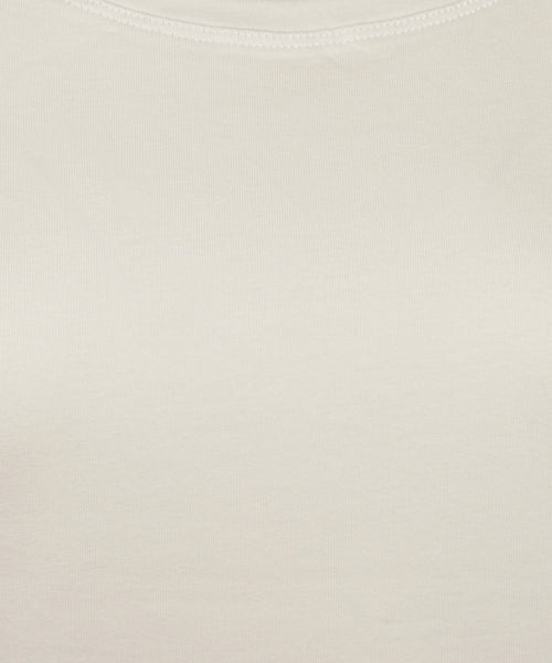 T-shirt Women Rolled up sleeves | White