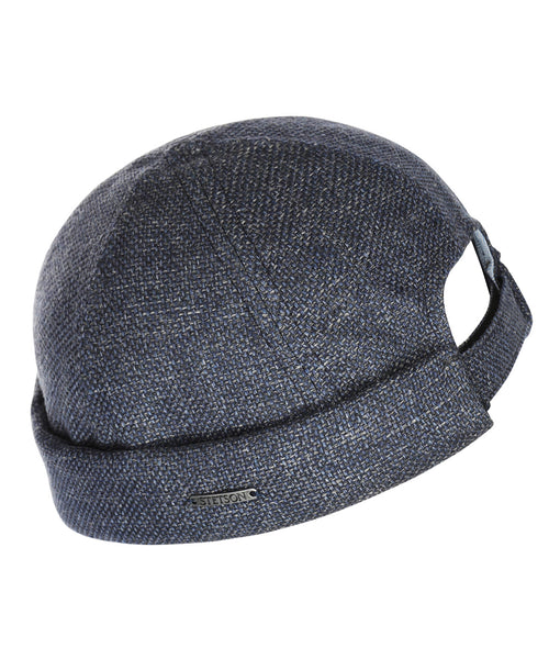 Stetson Docker Virgin Wool/Linen | Blauw