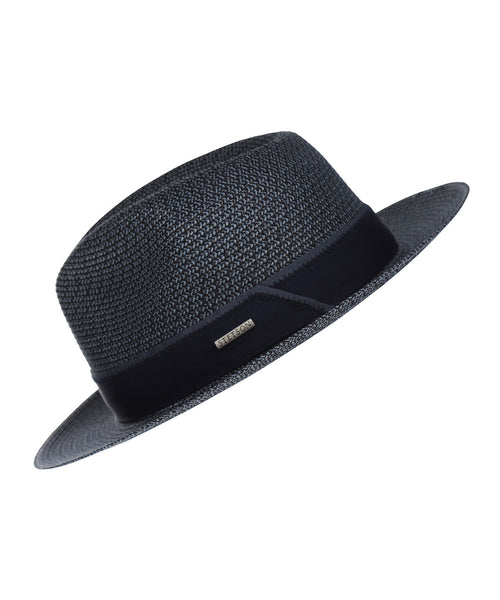 Pavelo Toyo Traveller Straw Hat | Navy Blue