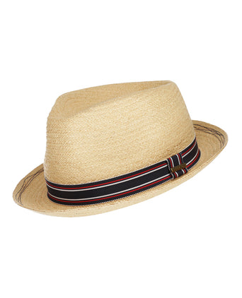 Brandsfield Player Raffia Hoed | Naturel