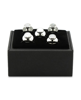 Dress Studs per set 5 stuks | Wit