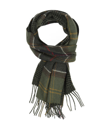 Barbour Dramside Reversible Scarf | Green