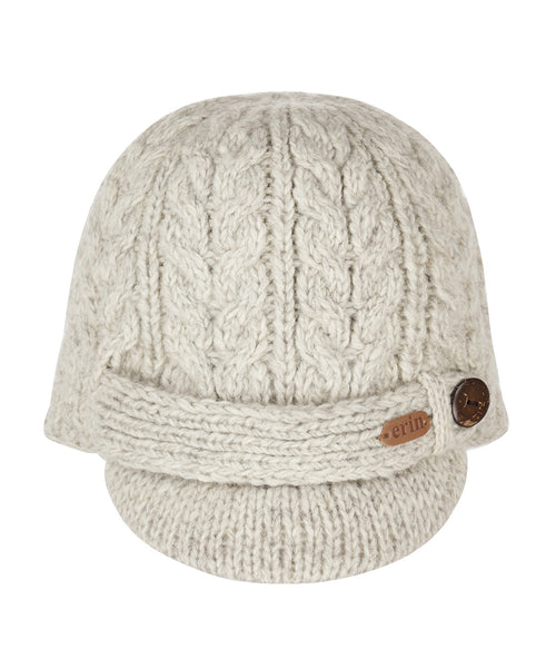 Muts Aran Cable Dames | Beige