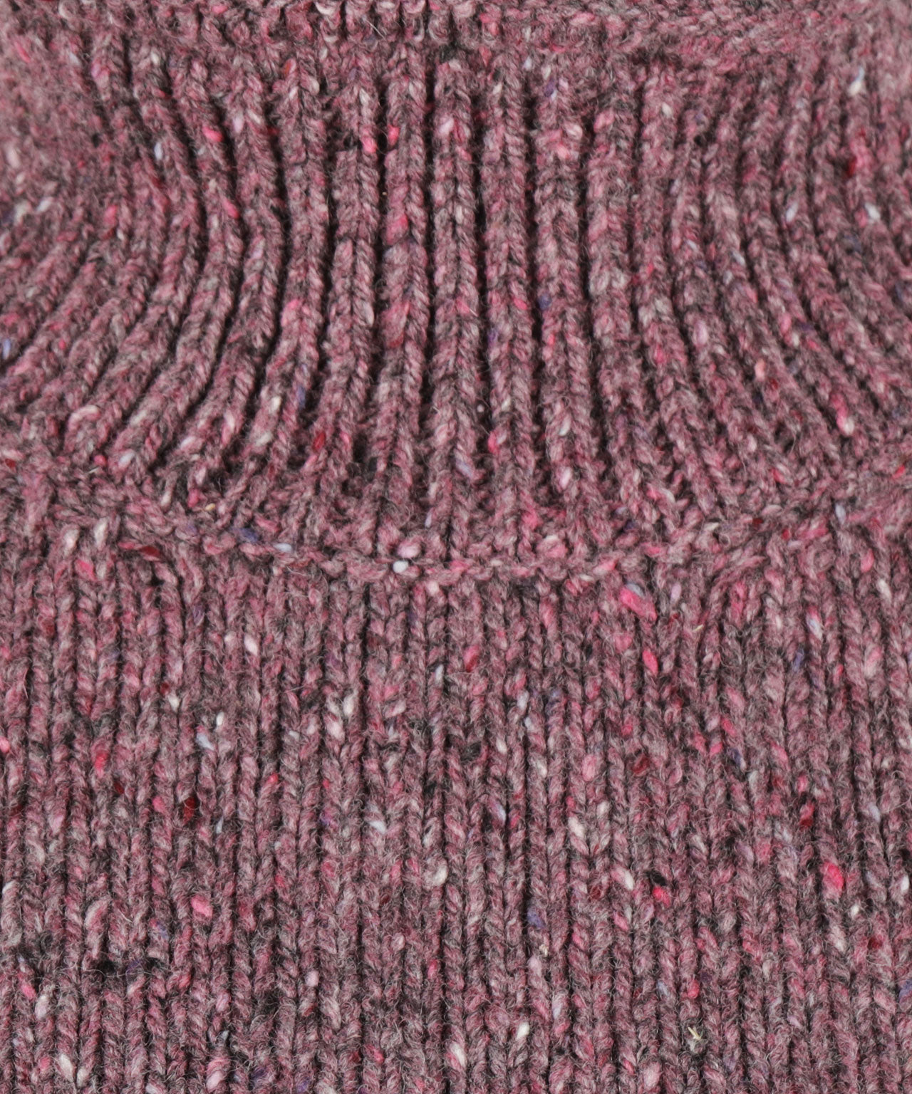 Fisherman Damen-Kol-Pullover | Lila