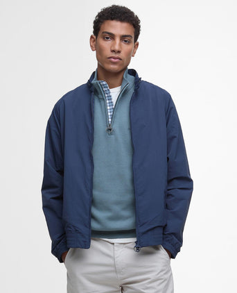 Barbour Summer Royston Showerproof Jacket | Navy Blue