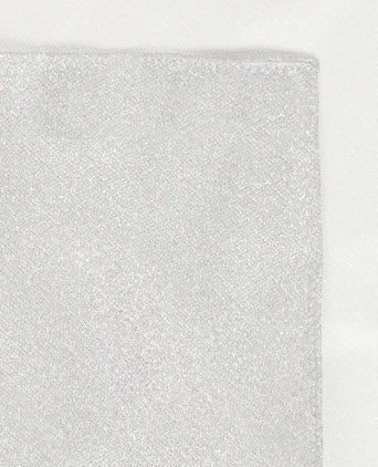 Festive Pocket Square | Silver