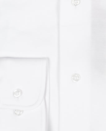 Viyella Knitted Pique Shirt | Wit