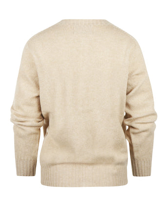 Harley of Scotland Dames Knoop Vest | Beige