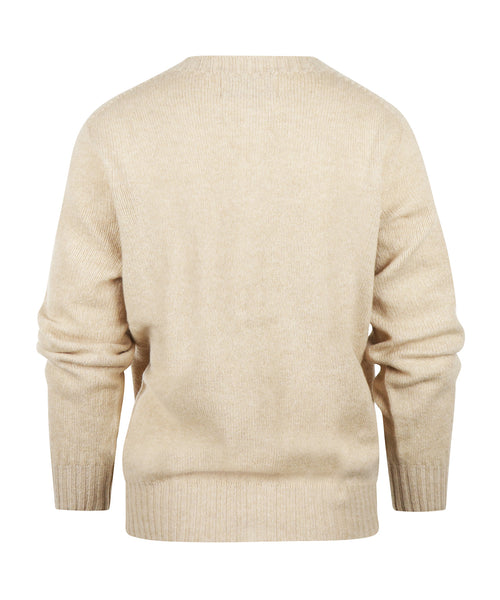 Harley of Scotland Dames Knoop Vest | Beige