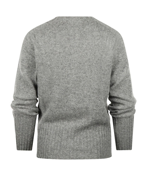 Harley of Scotland Women's Chunky Knit Button Cardigan | Gray