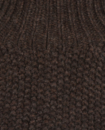 Harley of Scotland Women's Turtle Pullover | Brown