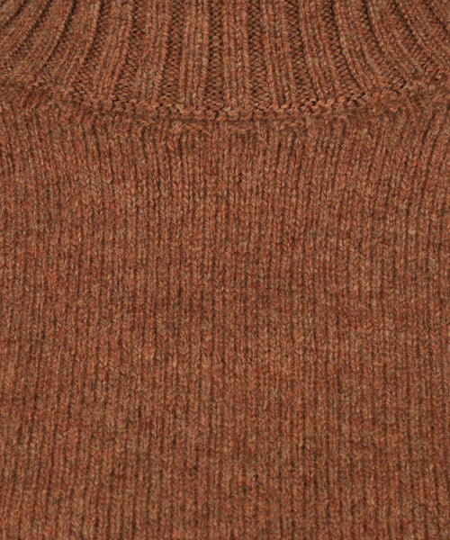 Harley of Scotland Dames Kol Pullover | Bruin