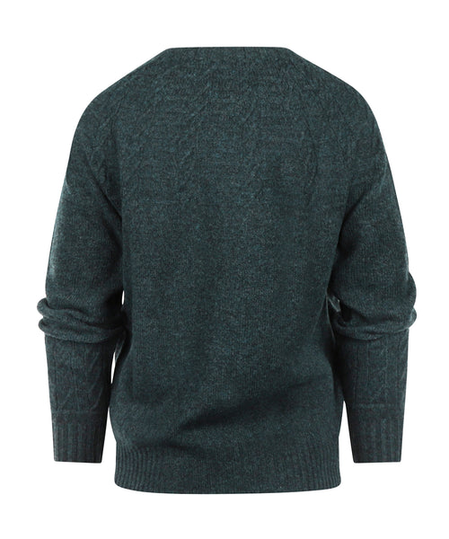 Harley of Scotland Women's Crew Neck Sweater | Blue