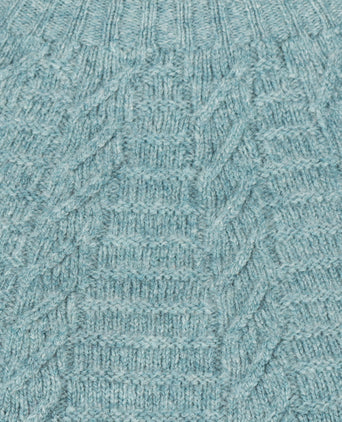 Harley of Scotland Women's Crew Neck Sweater | Green