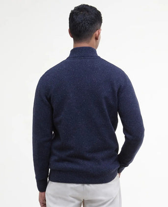 Trui Tisbury hoge rits | Navy Blauw
