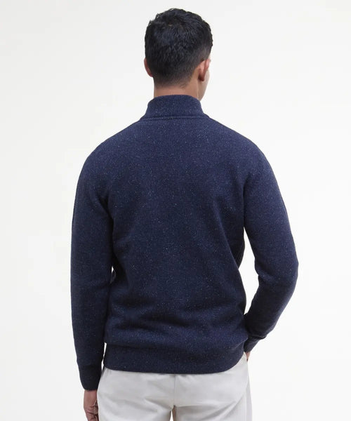 Trui Tisbury hoge rits | Navy Blauw