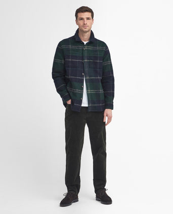 Barbour Chapter Tailored Check Overshirt | Groen