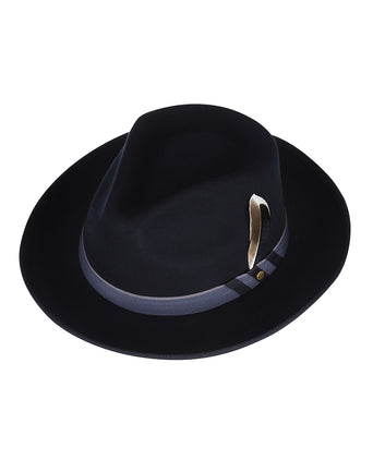 Stetson Wool Felt Fedora | Navy