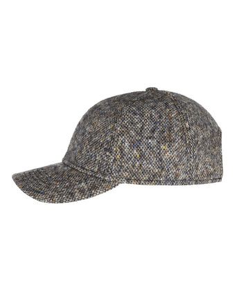 Stetson Baseball Cap Donegal Tweed | Blauw