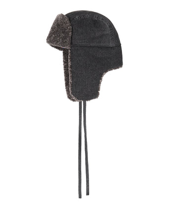 Stetson Bomber Cap Denim Garage Theme | Black