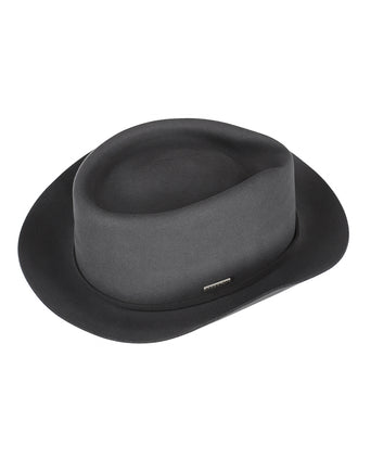 Stetson Pork Pie Soft Felt | Grijs