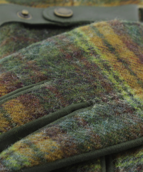 Stetson Gloves Goat Suede/Wool | Olive Green