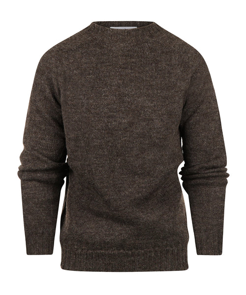 Harley of Scotland Crew Neck Sweater | Gray