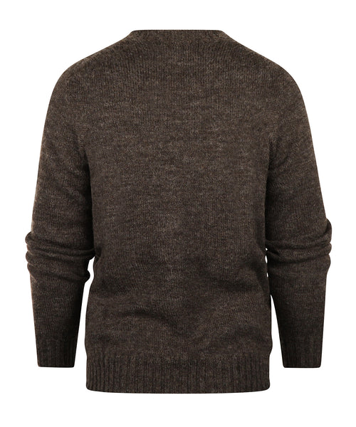 Harley of Scotland Crew Neck Sweater | Gray