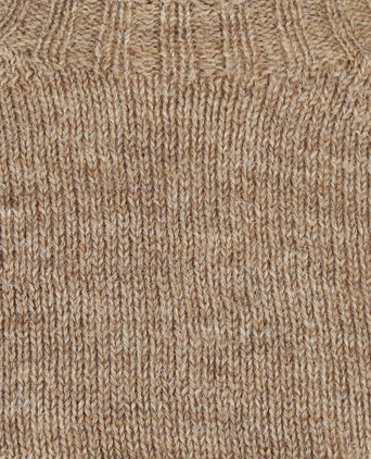 Harley of Scotland Crew Neck Sweater | Brown