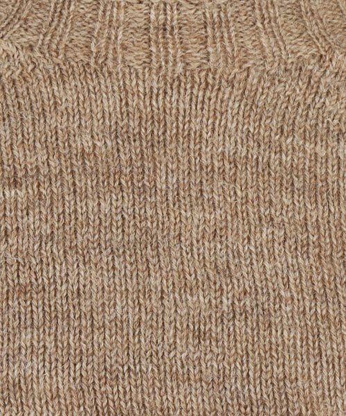 Harley of Scotland Crew Neck Sweater | Brown