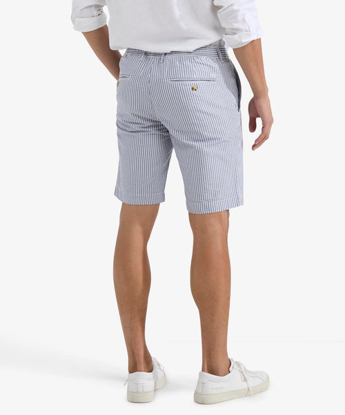 Seersucker Shorts | Medium Blue