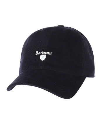Barbour Bayfield Cord Cap | Navy Blue