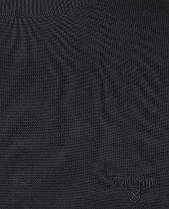 Barbour Pima Cotton Crew Neck | Navy Blauw