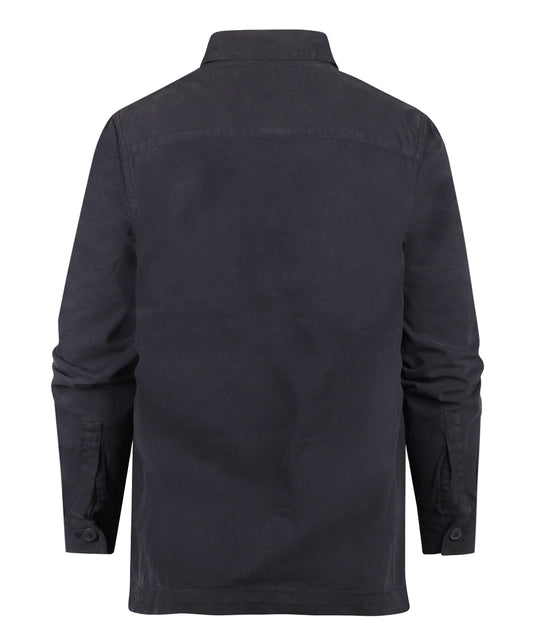 Barbour Regular Washed Overshirt | Marineblau