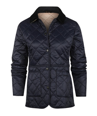 Barbour Dames Deveron Quilted Jacket | Navy Blauw Barbour Dames Deveron Quilted Jacket | Navy Blauw