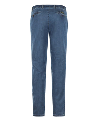 Jeans Trousers Flatfront | Denim Blue
