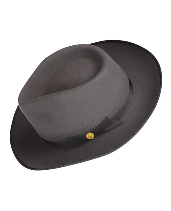 Stetson Fedora Furfelt 160Y | Anthracite Grey