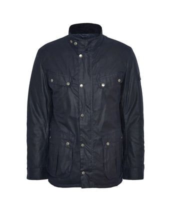 Barbour Intl. Duke Wax Jacket | Navy Blue