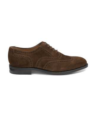 Loake 302 Full Brogue Suede | Brown Loake 302 Full Brogue Suede | Brown