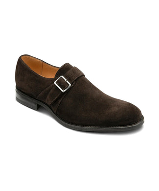 Loake 357 Monk Strap Shoe, Suede | Brown Loake 357 Monk Strap Shoe, Suede | Brown