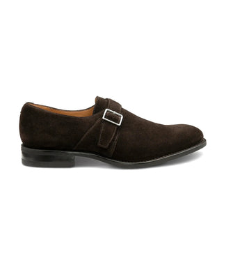 Loake 357 Monk Strap Shoe, Suede | Brown Loake 357 Monk Strap Shoe, Suede | Brown