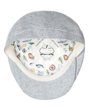 Klassieke Cap 100% Zijde | Blauw